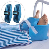 Maxbell 2Pcs Heel Cushion Breathable Soft for Feet Sores Patient blue mesh one size