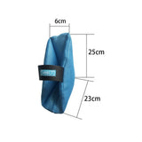 Maxbell 2Pcs Heel Cushion Breathable Soft for Feet Sores Patient blue mesh one size