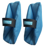 Maxbell 2Pcs Heel Cushion Breathable Soft for Feet Sores Patient blue mesh one size