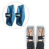 Maxbell 2Pcs Heel Cushion Breathable Soft for Feet Sores Patient blue mesh one size