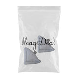 Maxbell 2Pcs Heel Cushion Breathable Soft for Feet Sores Patient gray mesh XXL