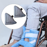 Maxbell 2Pcs Heel Cushion Breathable Soft for Feet Sores Patient gray mesh XXL