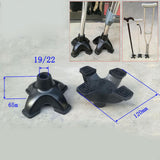 Maxbell Non-Slip Cane Tip Self Standing Protector Cushion Device for Walking Stick 16mm Caliber