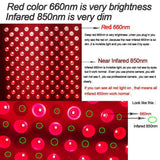 Maxbell 660/850nm Anti Aging Beauty Lamp Red Near Infrared LED Therapy Light Panel