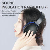 Maxbell Hearing Protection Safety Ear Muffs Noise Cancelling for Sleeping Blue