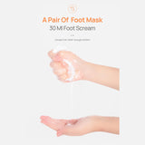 Maxbell Foot Peel Masks Peeling Remover Soothe Feet for Cracked Feet Treatment vitamin C