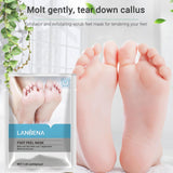 Maxbell Foot Peel Masks Peeling Remover Soothe Feet for Cracked Feet Treatment No fragrance