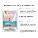 Maxbell Foot Peel Masks Peeling Remover Soothe Feet for Cracked Feet Treatment No fragrance