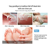 Maxbell Foot Peel Masks Peeling Remover Soothe Feet for Cracked Feet Treatment No fragrance