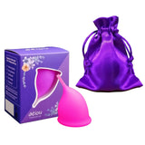 Maxbell Menstrual Cup Reusable Tampon and Pad Soft for Beginners Teen Pink L