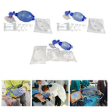 Maxbell CPR Manual Tool Kit PVC Practi Mask for First Aid Training Transfer Adult