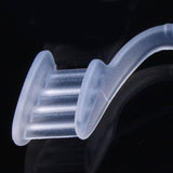 Maxbell 2x Silicone Night Mouth Guard Comfortable for Teeth Clenching Teeth Grinding Clear