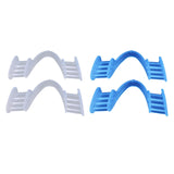 Maxbell 2x Silicone Night Mouth Guard Comfortable for Teeth Clenching Teeth Grinding Clear