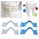 Maxbell 2x Silicone Night Mouth Guard Comfortable for Teeth Clenching Teeth Grinding Clear