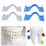 Maxbell 2x Silicone Night Mouth Guard Comfortable for Teeth Clenching Teeth Grinding Clear
