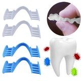 Maxbell 2x Silicone Night Mouth Guard Comfortable for Teeth Clenching Teeth Grinding Clear