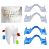 Maxbell 2x Silicone Night Mouth Guard Comfortable for Teeth Clenching Teeth Grinding Clear