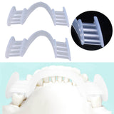 Maxbell 2x Silicone Night Mouth Guard Comfortable for Teeth Clenching Teeth Grinding Clear