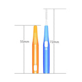 Maxbell 30pcs Interdental Brush Toothpick Dental Hygiene Brush Retractable Pink 0.6mm
