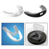 Maxbell Mouthguard Silicone Anti Snoring Bracket for Eliminate Bruxism Sleep Sport Black