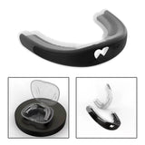 Maxbell Mouthguard Silicone Anti Snoring Bracket for Eliminate Bruxism Sleep Sport Black