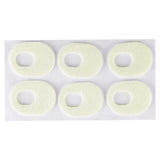Maxbell 6Pcs Felt Foot Callus Cushions Easy Fit Skin Friendly Comfortable Oval