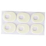 Maxbell 6Pcs Felt Foot Callus Cushions Easy Fit Skin Friendly Comfortable Oval