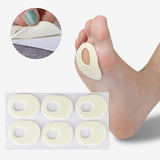 Maxbell 6Pcs Felt Foot Callus Cushions Easy Fit Skin Friendly Comfortable Oval