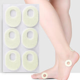 Maxbell 6Pcs Felt Foot Callus Cushions Easy Fit Skin Friendly Comfortable Oval