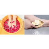 Maxbell Portable Foot File Reusable Foot Care Tool for Cracked Heel Wet and Dry Feet Golden