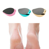 Maxbell Portable Foot File Reusable Foot Care Tool for Cracked Heel Wet and Dry Feet Golden