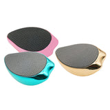 Maxbell Portable Foot File Reusable Foot Care Tool for Cracked Heel Wet and Dry Feet Golden
