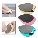 Maxbell Portable Foot File Reusable Foot Care Tool for Cracked Heel Wet and Dry Feet Golden