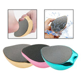 Maxbell Portable Foot File Reusable Foot Care Tool for Cracked Heel Wet and Dry Feet Golden
