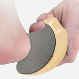 Maxbell Portable Foot File Reusable Foot Care Tool for Cracked Heel Wet and Dry Feet Golden