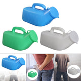 Maxbell Male Urinal with Handle & Lid 1200ml Bedpan for Travelers Disabled Seniors