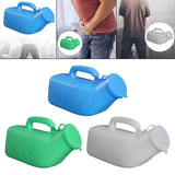 Maxbell Male Urinal with Handle & Lid 1200ml Bedpan for Travelers Disabled Seniors