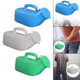 Maxbell Male Urinal with Handle & Lid 1200ml Bedpan for Travelers Disabled Seniors