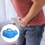 Maxbell Male Urinal with Handle & Lid 1200ml Bedpan for Travelers Disabled Seniors