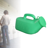 Maxbell Male Urinal with Handle & Lid 1200ml Bedpan for Travelers Disabled Seniors