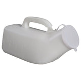 Maxbell Male Urinal with Handle & Lid 1200ml Bedpan for Travelers Disabled Seniors