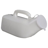 Maxbell Male Urinal with Handle & Lid 1200ml Bedpan for Travelers Disabled Seniors