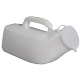 Maxbell Male Urinal with Handle & Lid 1200ml Bedpan for Travelers Disabled Seniors