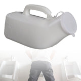 Maxbell Male Urinal with Handle & Lid 1200ml Bedpan for Travelers Disabled Seniors
