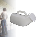 Maxbell Male Urinal with Handle & Lid 1200ml Bedpan for Travelers Disabled Seniors
