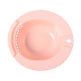 Maxbell Sitz Bath Bidet Hemorrhoids Relieve Perineal Soaking for Standard Toilet Pink