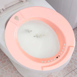 Maxbell Sitz Bath Bidet Hemorrhoids Relieve Perineal Soaking for Standard Toilet Pink