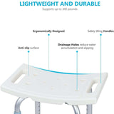 Maxbell Shower Bench Non Slip Tub Chair Bathtub Stool Adjustable for Bathroom