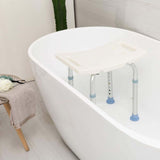 Maxbell Shower Bench Non Slip Tub Chair Bathtub Stool Adjustable for Bathroom