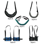 Maxbell Back Stretcher Lumbar Traction Device Back Traction for Herniated Disc Style A